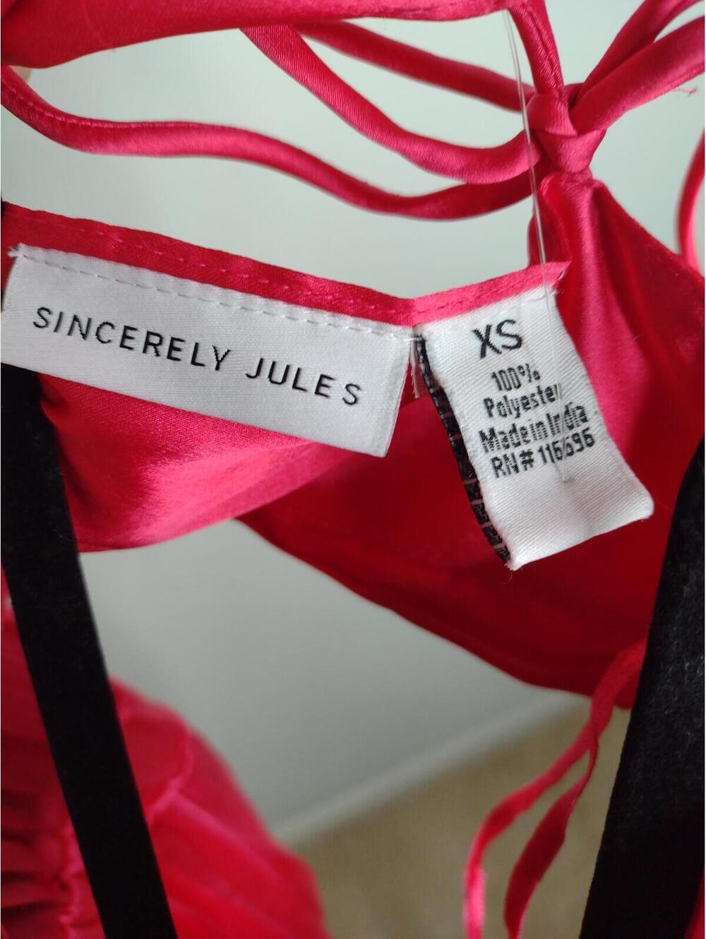 NWT Sincerely Jules Women's Fuschia Dress Size XS - Picture 11 of 12